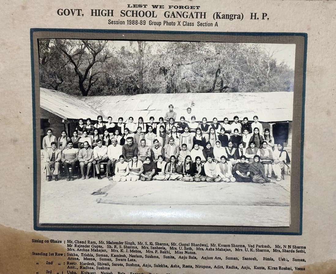 Historic Gangath School students and alumni