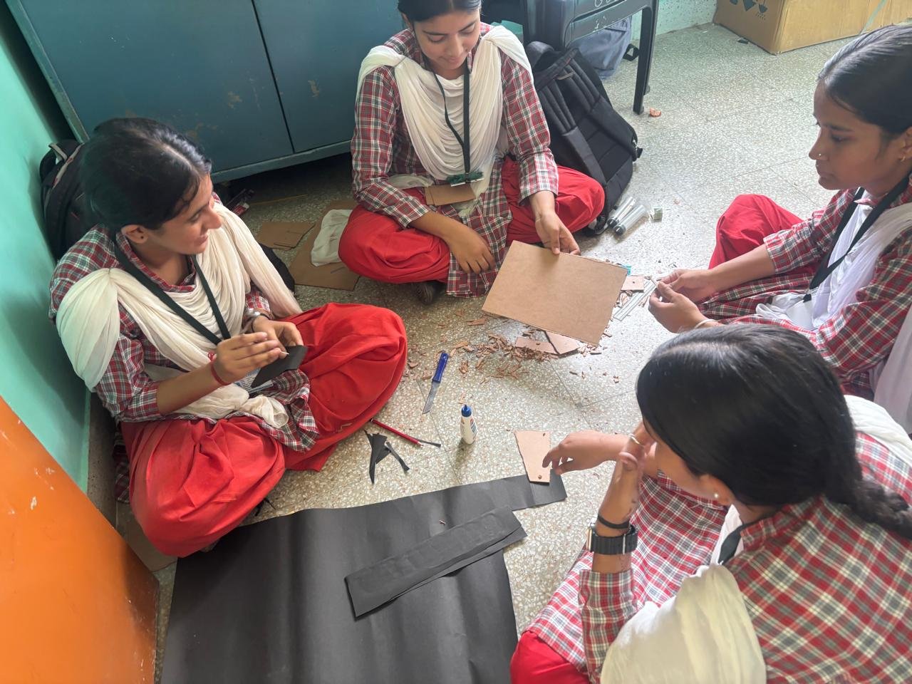 Students learning at PM Shri GSSS Gangath