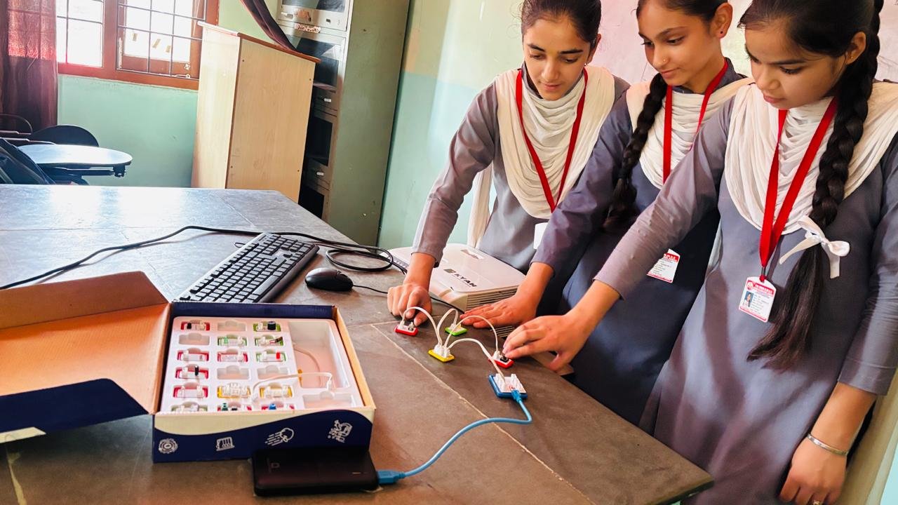 Students working together