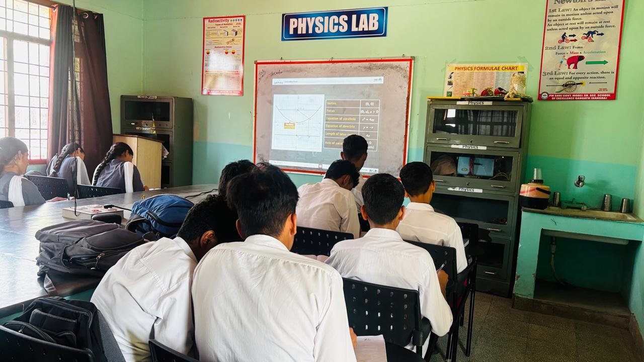 Modern classroom
