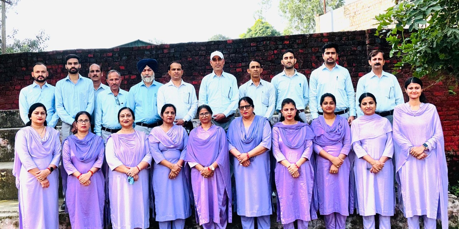 Faculty and staff of PM SHRI GSSS Gangath